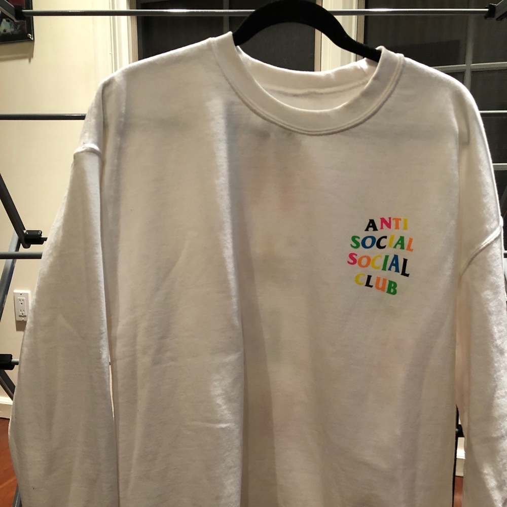 Anti Social Social Club Multi Color logo Crew